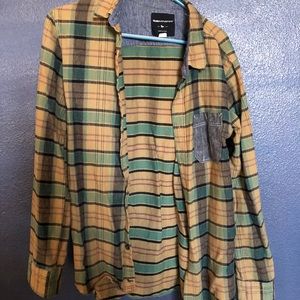 Men’s beigeish/Green/grey flannel